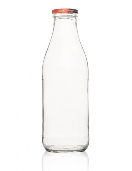 MÜLLER GLAS Fruchtsaftflasche 1000ml, inkl. Verschluss 