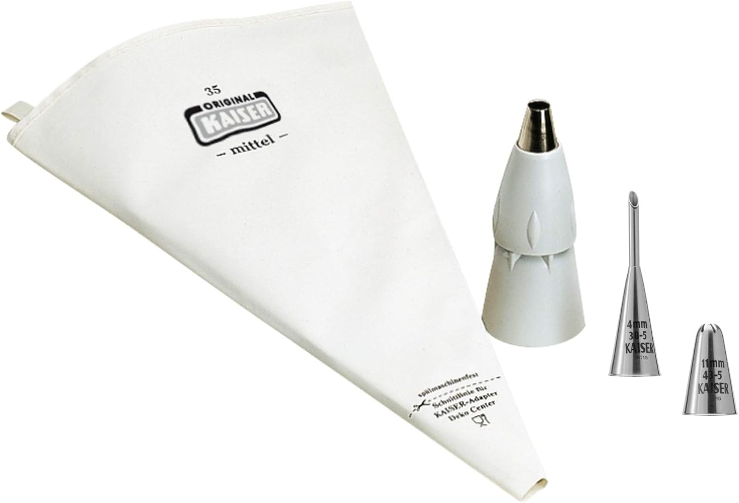 Kaiser Inspiration Spritzbeutel Set, 5-teilig