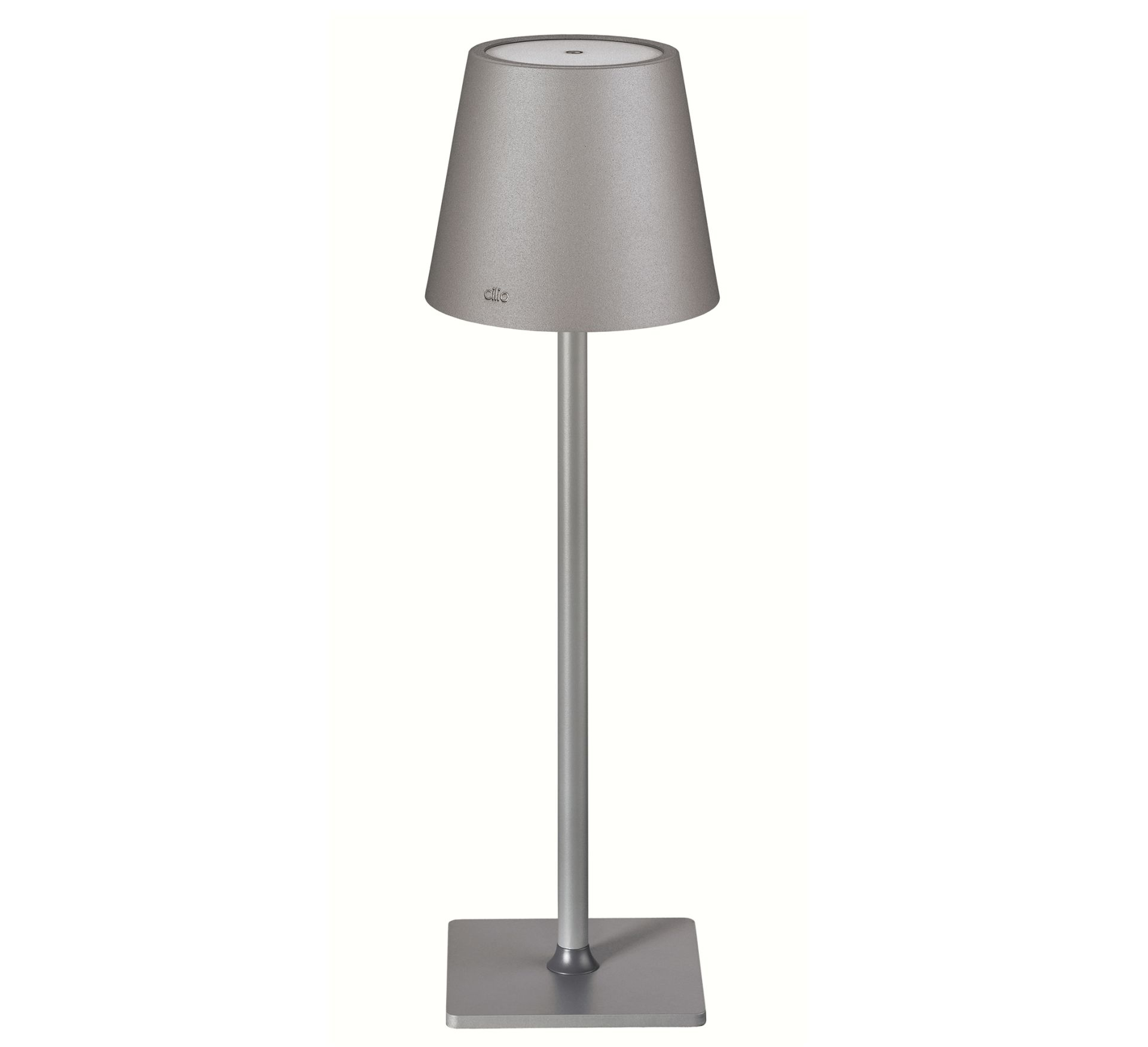 CILIO LED-Tischlampe "SOLE", grau