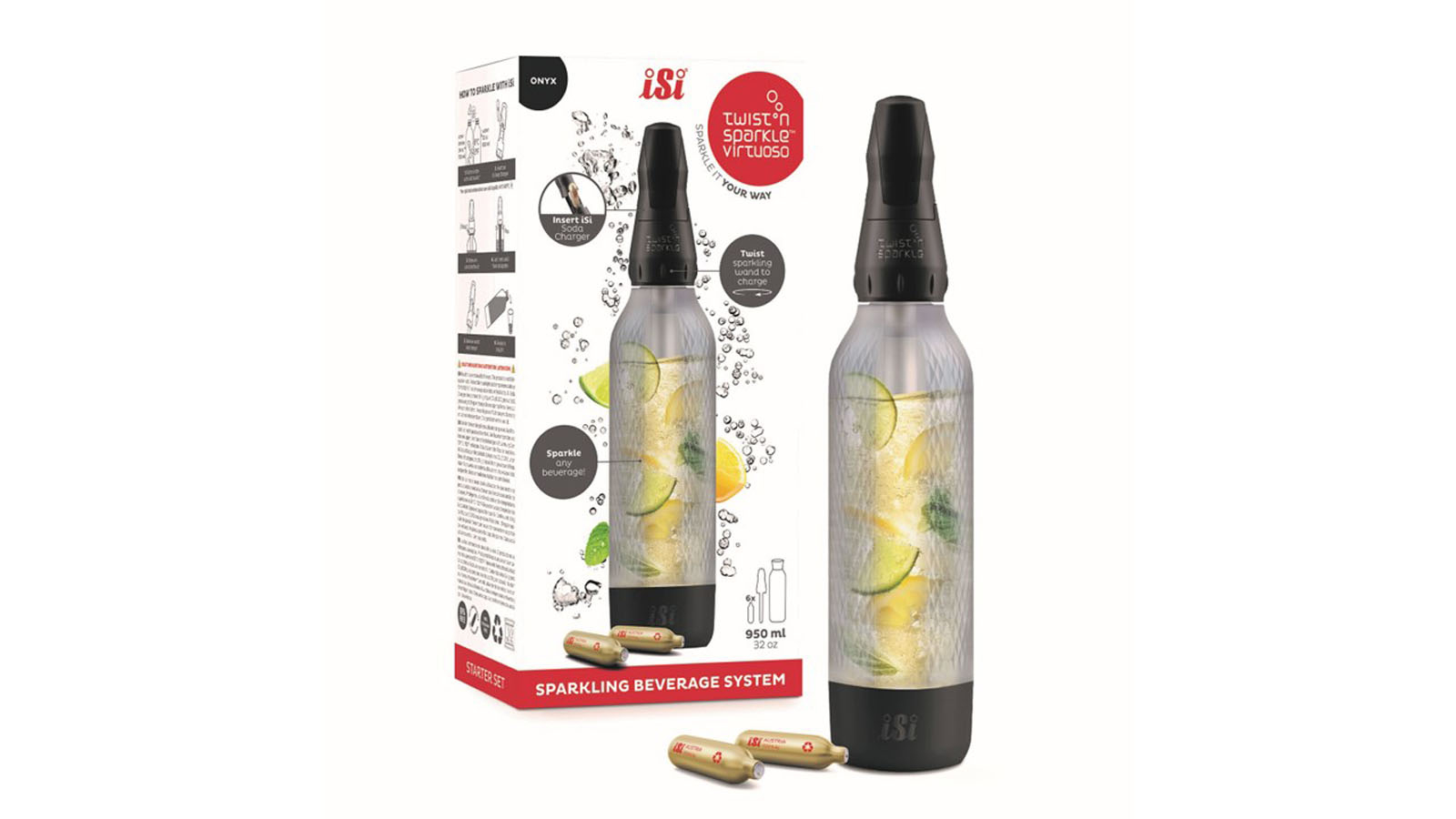 ISI Starter Set TWIST'N SPARKLE VIRTUOSO 0,95l Grey