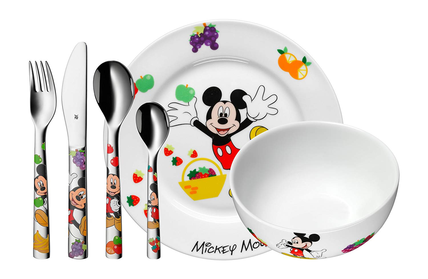 WMF Disney Kinder-Set "Mickey Mouse" 6-teilig