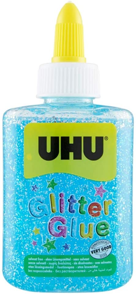 UHU Glitter Glue 90g/88,5ml (hellblau)