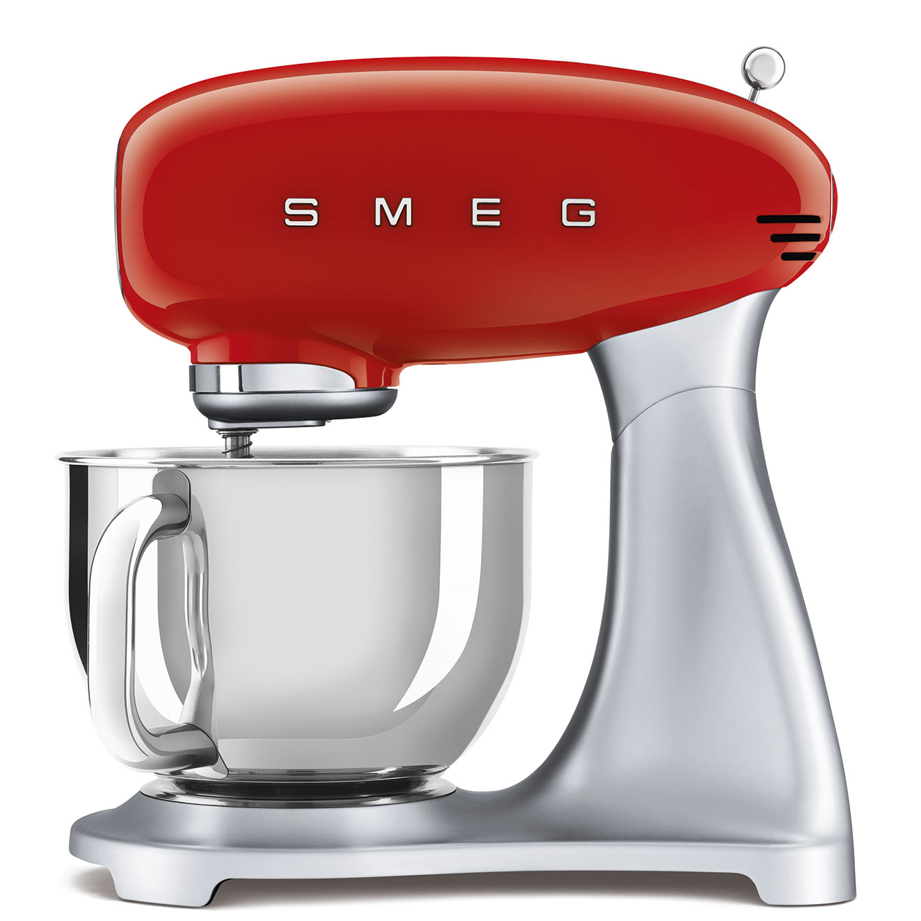 SMEG Küchenmaschine 50's Style SMF02 (rot) INKL. GRATIS Fleischwolf und Gemüseschneider!