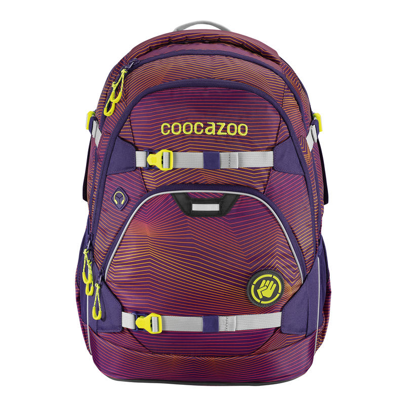 COOCAZOO Schulrucksack "ScaleRale" größenverstellbar (Soniclights Purple)