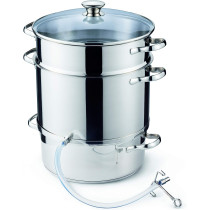 KELOMAT Dampfentsafter, 10 Liter