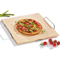 Küchenprofi Pizzastein mit Gestell