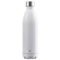 FLSK Trinkflasche aus Edelstahl, Isolierflasche,  DAS ORIGINAL, 750ml (white)