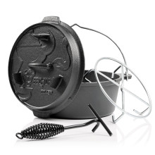 BBQ-TORO Dutch Oven DO45FX ohne Füße, 4,2L Forest Serie