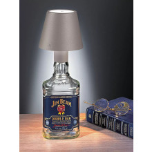 CILIO LED-Flaschenlampe "LUCE", grau