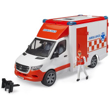 BRUDER MB Sprinter Ambulanz mit Fahrer