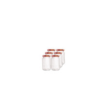 MÜLLER GLAS Konservenglas 370ml, inkl. Verschluss, 6er Pkg.