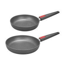 Woll Titanium Nowo Gusspfannen, 2er-Set,  ø24/28 cm