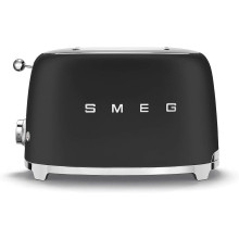 SMEG 2-Scheiben-Toaster 50's Style TSF01BLMEU (schwarz matt)