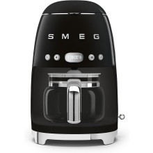 SMEG Filterkaffeemaschine DCF02BLEU, 50's Style (schwarz)