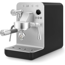 SMEG Kompakte Siebträgermaschine Minipro EMC02BLMEU (schwarz matt)