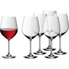WMF Easy Plus Burgunder Weingläser Set 6-teilig