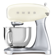 SMEG Küchenmaschine 50's Style SMF02 (creme) INKL. GRATIS Fleischwolf und Gemüseschneider!