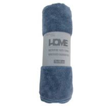 ANTONIO Microfaser Handtuch-Set 10tlg. "Home Love" (mittelblau)
