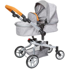 KNORR TOYS  Puppenwagen "Boonk" (stone brown)