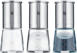 WMF De Luxe Gewürzmühlen-Set, 3-teilig, 14cm