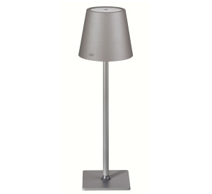 CILIO LED-Tischlampe "SOLE", grau