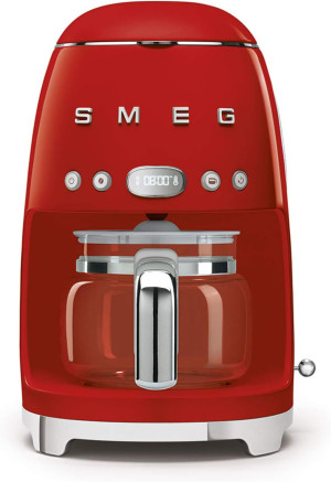 SMEG Filterkaffeemaschine DCF02RDEU, 50's Style (rot)