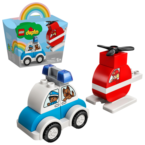 LEGO  10957 Duplo - Mein erster Feuerwehrhubschrauber und mein erstes Polizeiauto