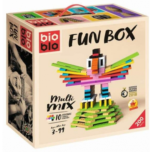 BIOBLO Fun Box "Multi-Mix" mit 200 Steinen