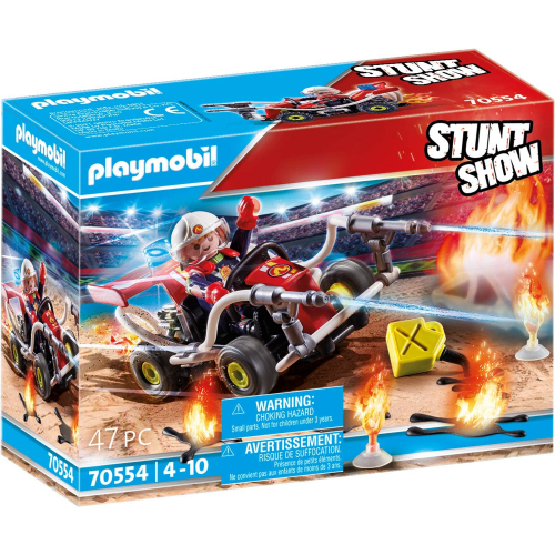 PLAYMOBIL 70554 - Stuntshow Feuerwehrkart