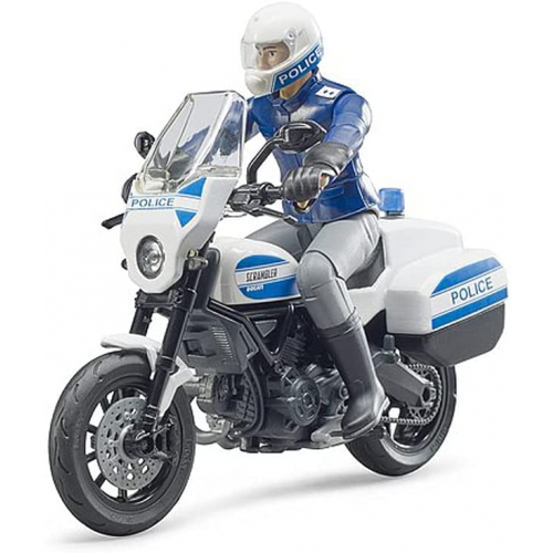 BRUDER bworld Scrambler Ducati Polizeimotorrad