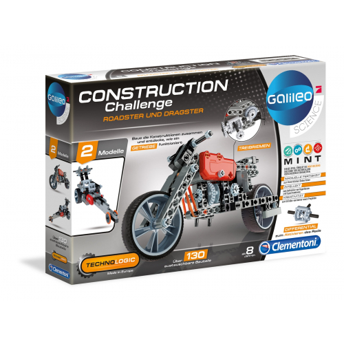 CLEMENTONI Construction Challenge – Roadster und Dragster