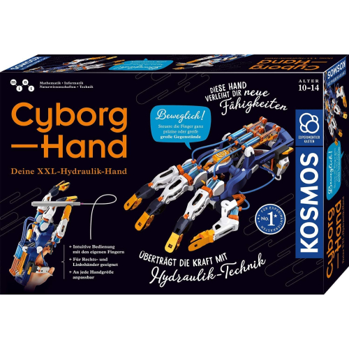 KOSMOS Cyborg-Hand - hydraulisch gesteuerte XXL-Roboter-Hand