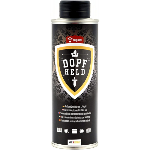 BBQ-Toro DOPFHELD - Das Dutch Oven Einbrenn- & Pflegeöl, 250 ml