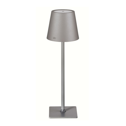 CILIO LED-Tischlampe "SOLE", grau