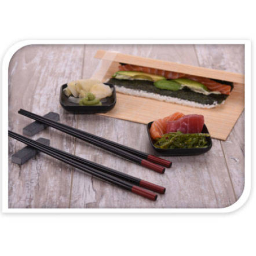 EXCELLENT HOUSEWARE Sushi Set, 7teilig (versch. Farben), 3er  Set!