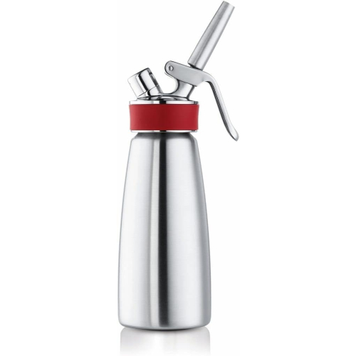 ISI Gourmet Whip Plus Sahnespender - Das Profigerät der Chefs, Edelstahl, 0,5 Liter