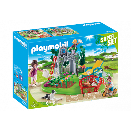 PLAYMOBIL 70010 - SuperSet Familiengarten