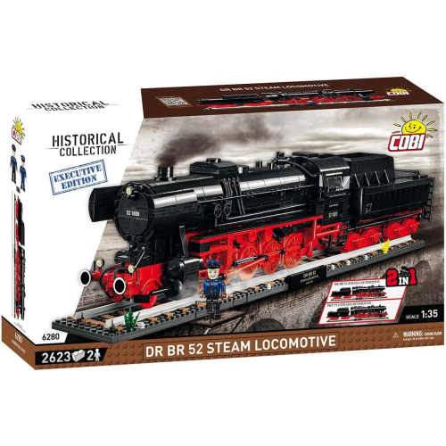 COBI 6280 - DR BR 52 Steam Locomotive 2in1 - Executive Edition
