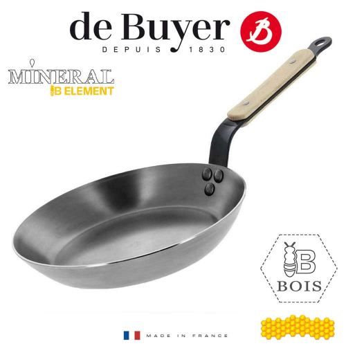 DE BUYER "Mineral B Element" Eisenpfanne B Bois Ø 28 cm