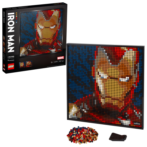 LEGO 31199 Art -  Marvel Studios Iron Man - Kunstbild