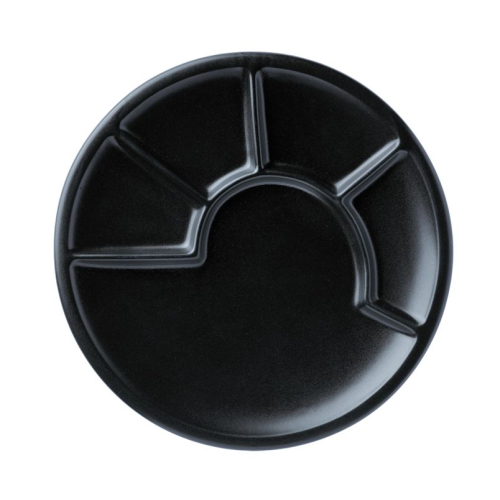 SPRING Fondue-Teller 23 cm, schwarz