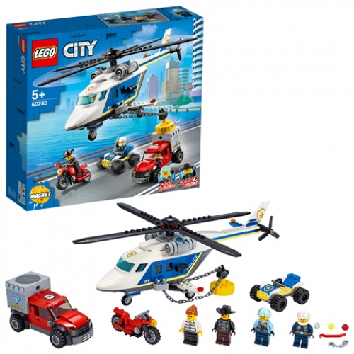 LEGO 60243 City -  Verfolgungsjagd mit dem Polizeihubschrauber