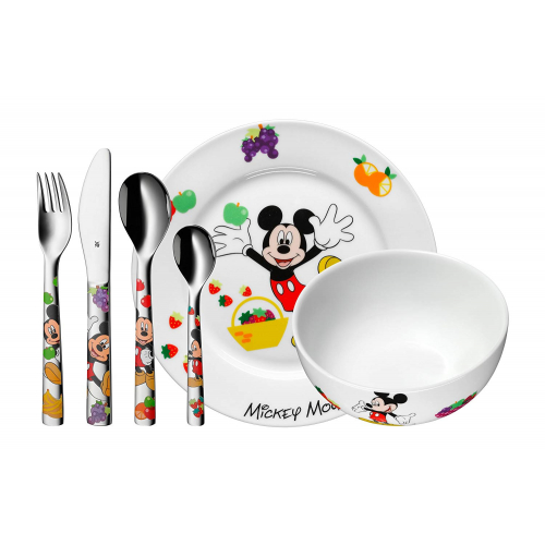 WMF Disney Kinder-Set "Mickey Mouse" 6-teilig
