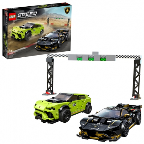 LEGO 76899 Speed Champions -  Lamborghini Urus ST-X & Lamborghini Huracán Super Trofeo EVO