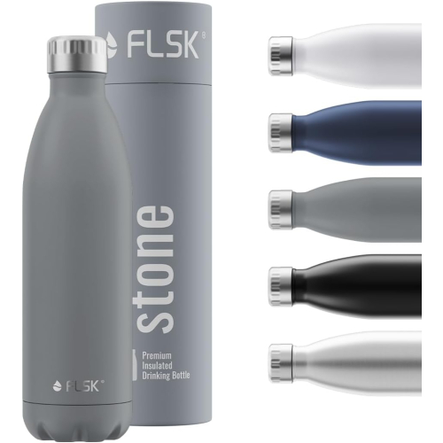 FLSK Trinkflasche aus Edelstahl, Isolierflasche,  DAS ORIGINAL, 750ml