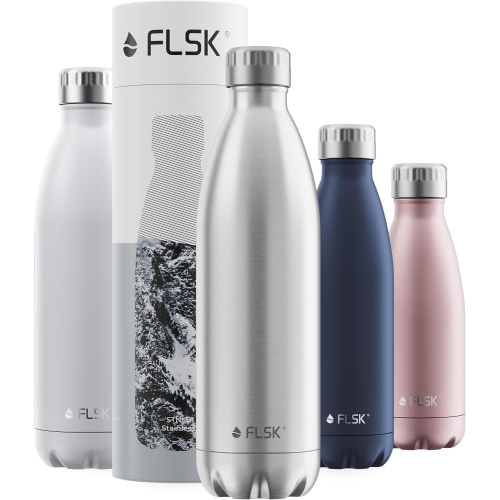 FLSK Trinkflasche aus Edelstahl, Isolierflasche,  DAS ORIGINAL, 1000ml