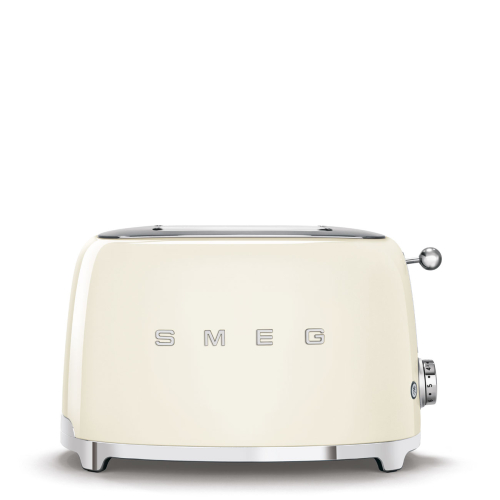 SMEG 2-Scheiben-Toaster 50's Style TSF01 inkl. GRATIS Brötchen-Röstaufsatz