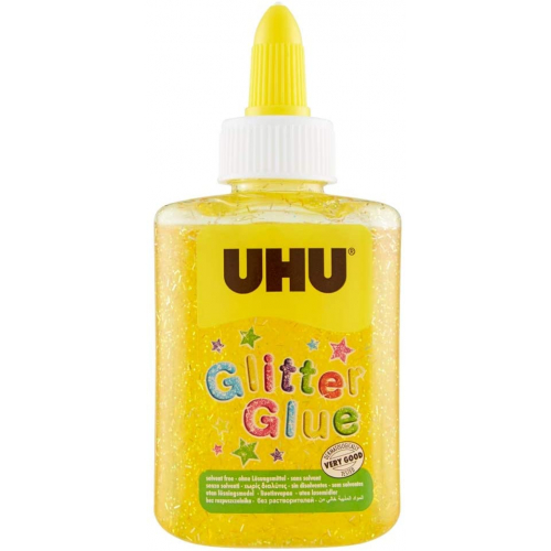 UHU Glitter Glue 90g/88,5ml (gelb)