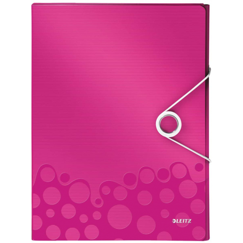 LEITZ "WOW" Ablagebox PP A4 (pink)