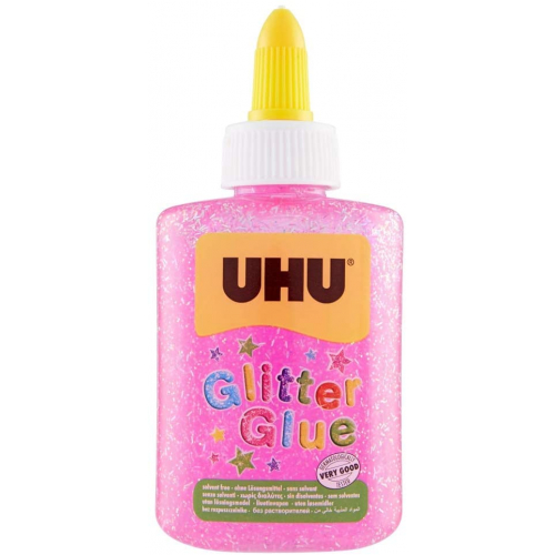 UHU Glitter Glue 90g/88,5ml (rosa)